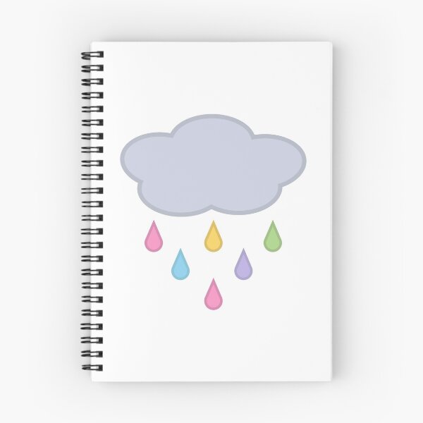 Item preview, Kawaii Cute Rainbow Raindrop Rain Cloud designed and sold by Kelly Leung.