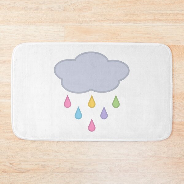 Item preview, Kawaii Cute Rainbow Raindrop Rain Cloud designed and sold by Kelly Leung.