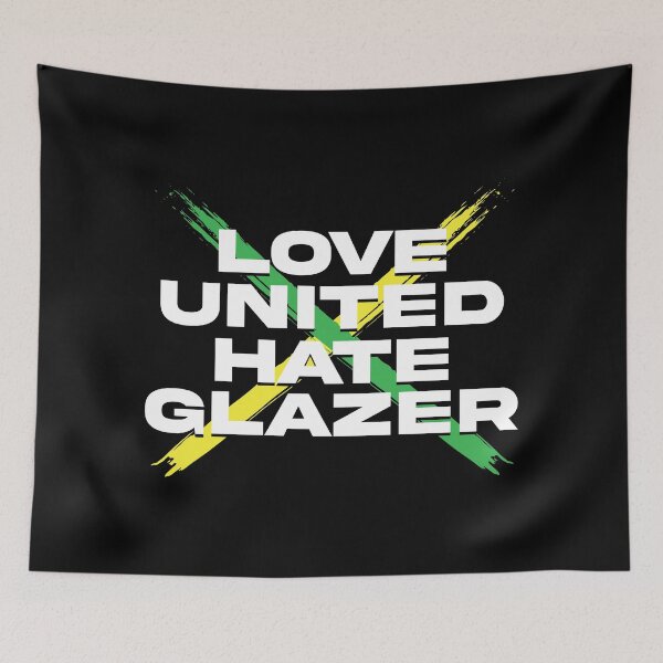 Item preview, LOVE UNITED HATE GLAZER designed and sold by Blaacklight.