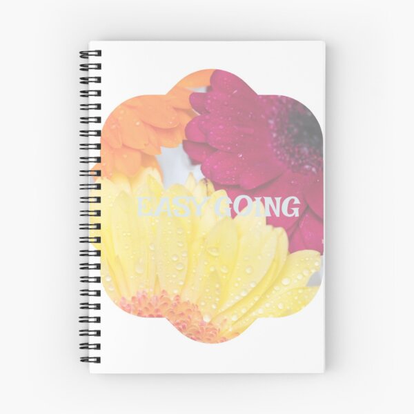 Artikelvorschau, EASY GOING; BEAUTIFULLY MADE FLOWER DESIGN WITH A COOL QUOTE. entworfen und verkauft von LemonBlueTigers.