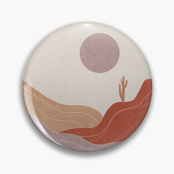 Item preview, Abstract Boho Landscape, Landscape Desert, Mountains, Earthy Terra Cotta Burnt Orange designed and sold by LillyCo.