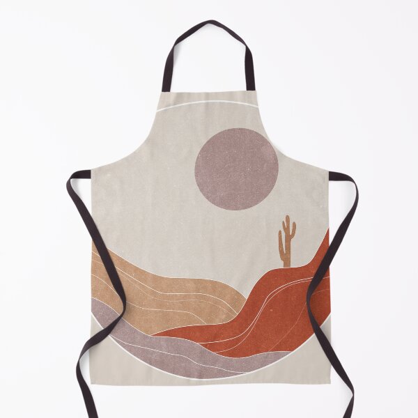 Item preview, Abstract Boho Landscape, Landscape Desert, Mountains, Earthy Terra Cotta Burnt Orange designed and sold by LillyCo.