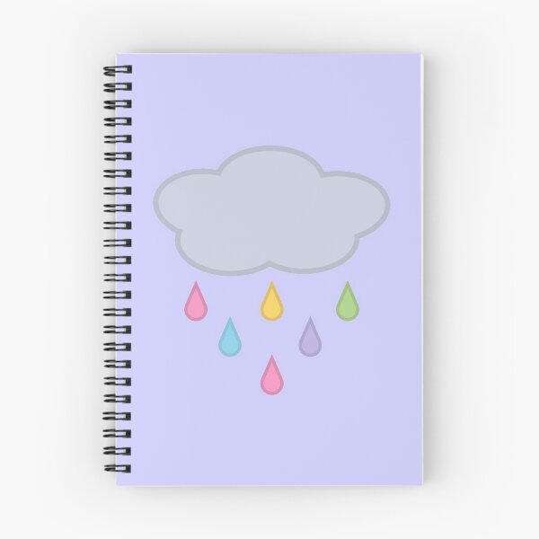 Item preview, Raining Rainbow Raindrop Rain Cloud in Purple designed and sold by Kelly Leung.