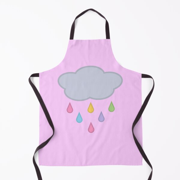 Item preview, Raining Rainbow Raindrop Rain Cloud in Pink designed and sold by Kelly Leung.
