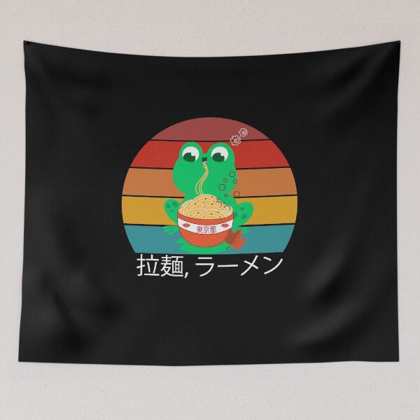 Item preview,  Frog,Leaves Ramen, Funny Croaker Design Gift For Caecilian Lover Boyfriend designed and sold by Rassitni.