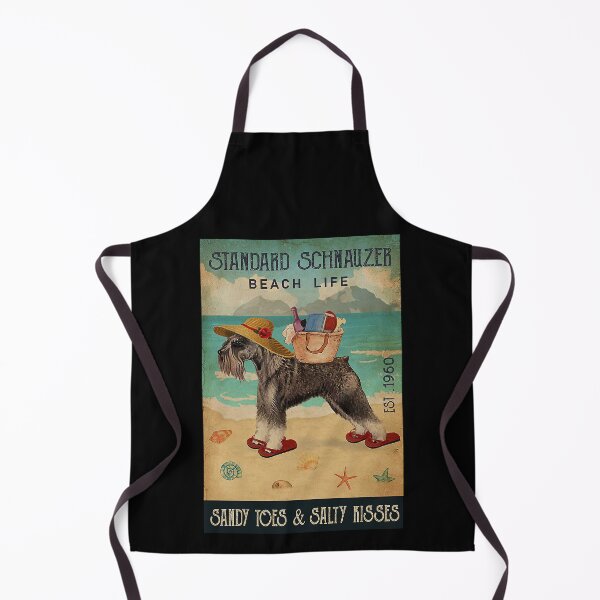 Item preview, Standard Schnauzer Dog Beach Life designed and sold by Douglafa.