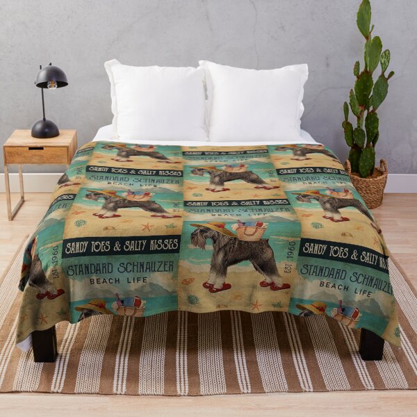 Item preview, Standard Schnauzer Dog Beach Life designed and sold by Douglafa.