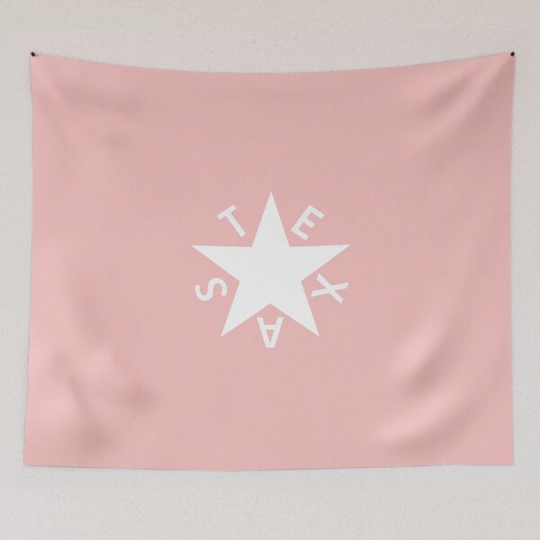 Item preview, The Zavala (First Official Republic of Texas Flag) - Blush Pink designed and sold by franklinprintco.