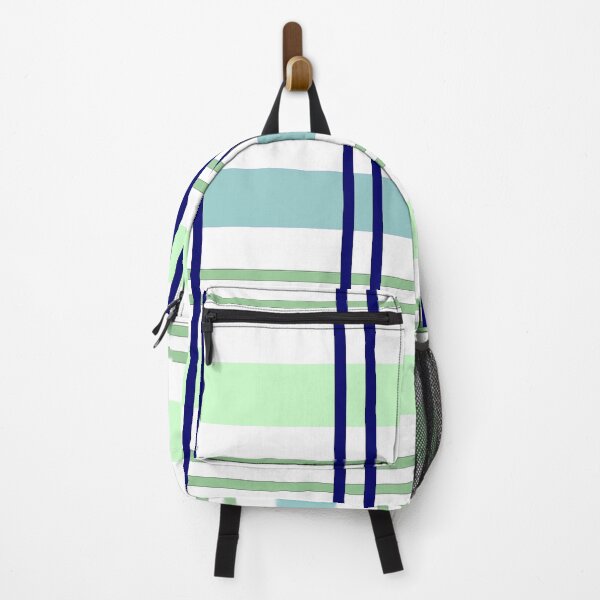 Item preview, Navy With Light Blue & Green Plaid Pattern designed and sold by DJDesigns70.