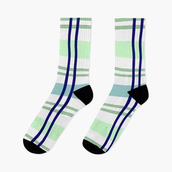 Item preview, Navy With Light Blue & Green Plaid Pattern designed and sold by DJDesigns70.