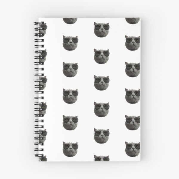 Item preview, British cat with glasses designed and sold by crazymel.