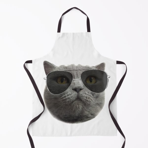 Item preview, British cat with glasses designed and sold by crazymel.