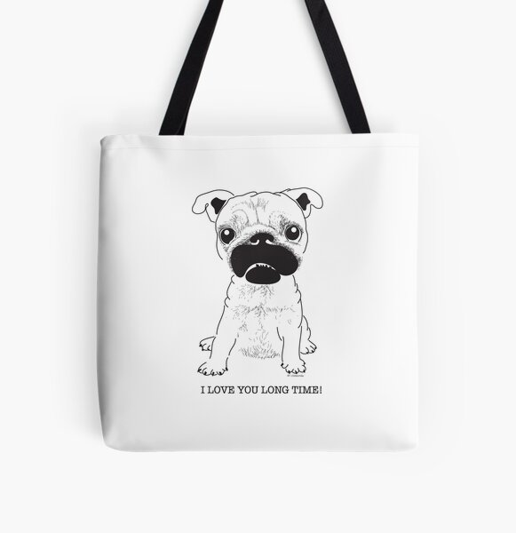 I LOVE YOU LONG TIME All Over Print Tote Bag