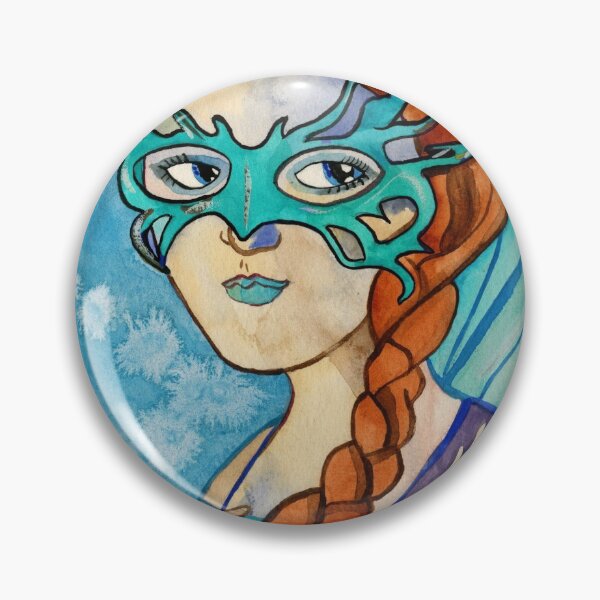 Item preview, Fairy Masquerade - Turquoise designed and sold by Niina  Niskanen.