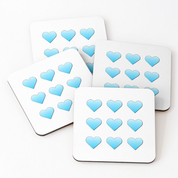 Item preview, Blue heart stickerpack mini hearts designed and sold by Inspirationmotivation.