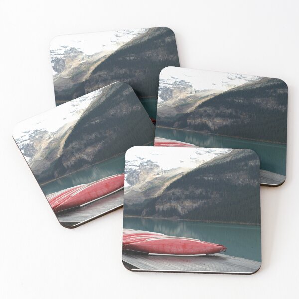 Item preview, Lake Louise Canoe Art Print designed and sold by rmtoda166.