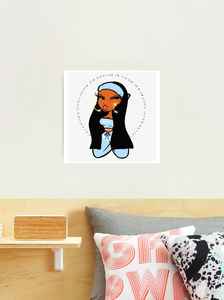 BLACK GIRL BADDIE WITH LIPS PUCKERED Poster for Sale by AnniLocDotCom