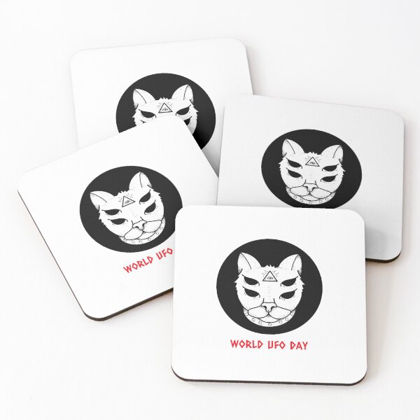 Item preview, Final Space l I Love Space l World UFO Day l X Files l 4 Eyes Cats l Alien Cat designed and sold by T1337.