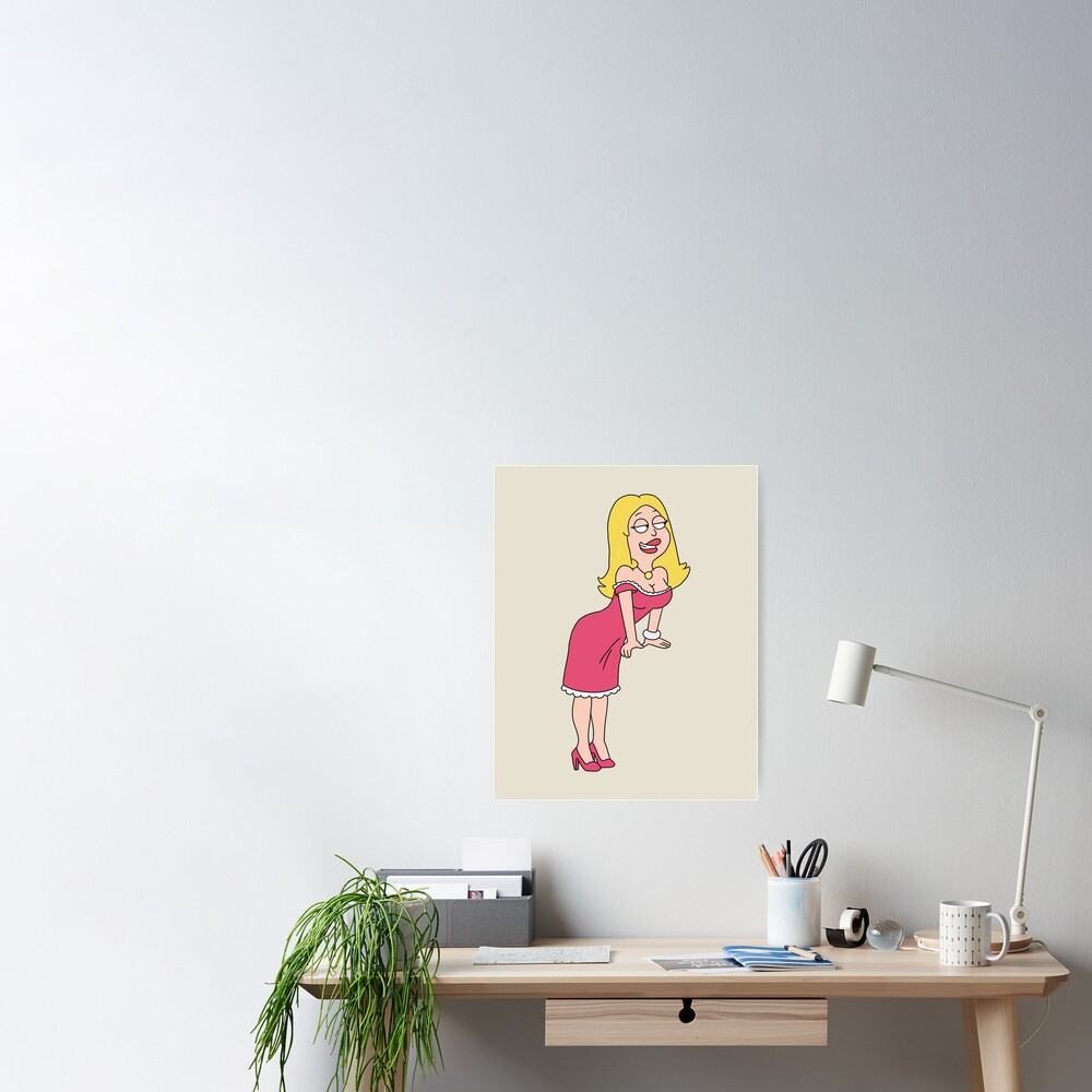 American Dad Hot Francine Poster For Sale By Thebcarts Redbubble