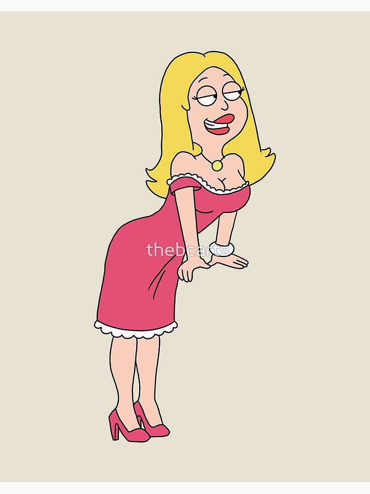 American Dad Hot Francine Art Print For Sale By Thebcarts Redbubble 2672