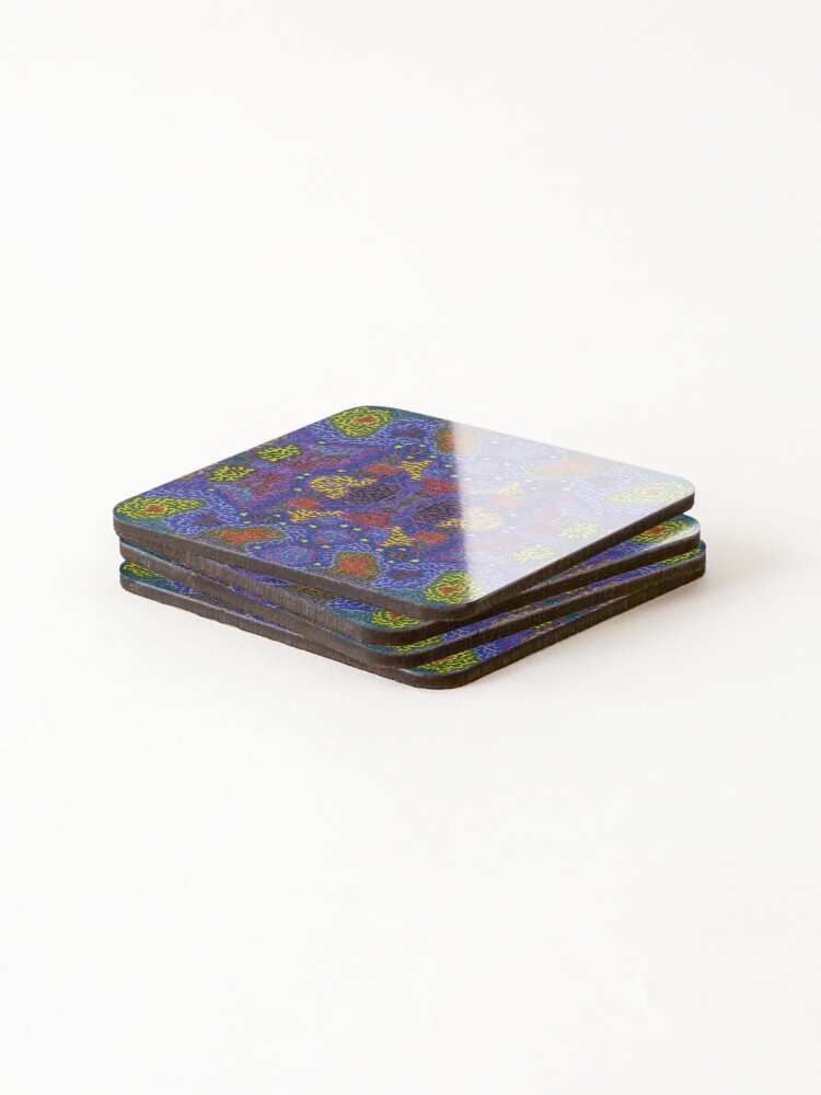 Thumbnail 4 of 5, Coasters (Set of 4), Intensity designed and sold by MaxwellAbstract.
