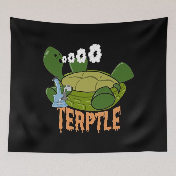 Item preview, Terptle the stoner turtle - Marijuana THC Concentrates Dabs Wax Hash Rosin  designed and sold by YomeHayin.
