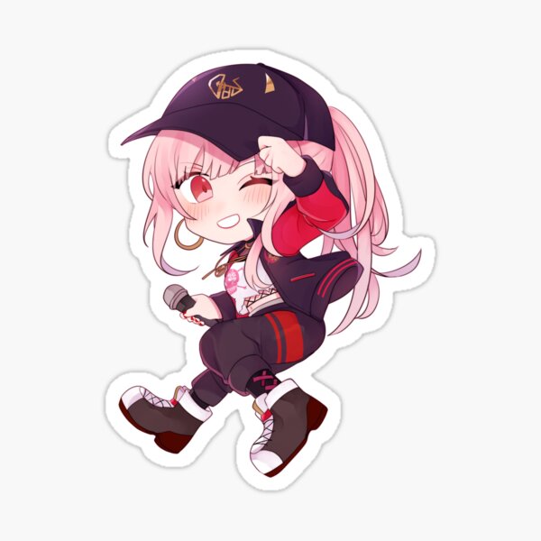 Mori Calliope Drip Outfit - Hololive VTuber Sticker