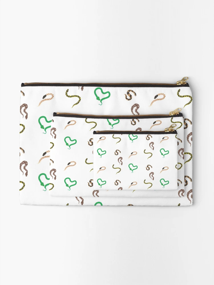 Thumbnail 2 of 4, Zipper Pouch, Python Party designed and sold by clydeball.