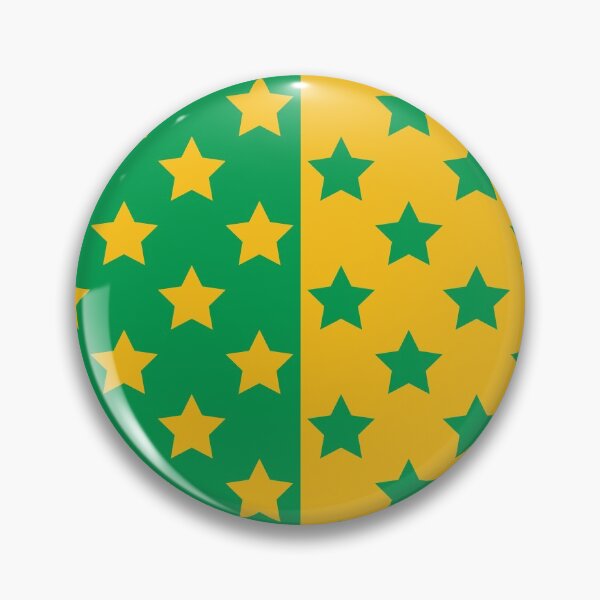 Item preview, Green & Gold Crazy Stars designed and sold by OddPop.
