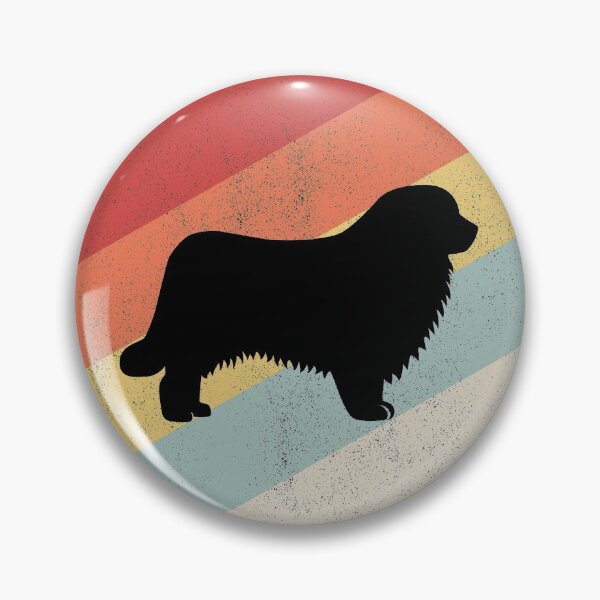 Item preview, newfoundland dog art retro vintage newfoundland gift designed and sold by alaechamlal.