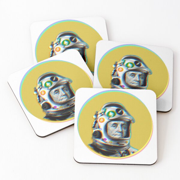 Item preview, Crypto Benjamin | Cyber Space Astronaut Miner | Glitch series  designed and sold by spinolator.