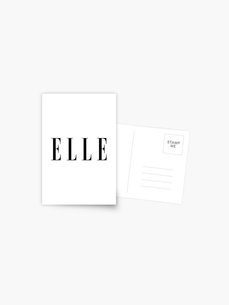 Elle magazine logo hi-res stock photography and images - Alamy