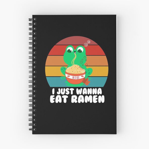 Item preview,  Frog,Leaves Ramen, Funny Croaker Design Gift For Caecilian Lover Boyfriend designed and sold by Rassitni.