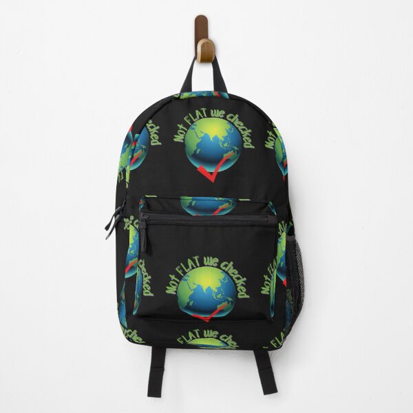 Item preview, Not Flat We Checked! designed and sold by Sun Sand & Sea Art.