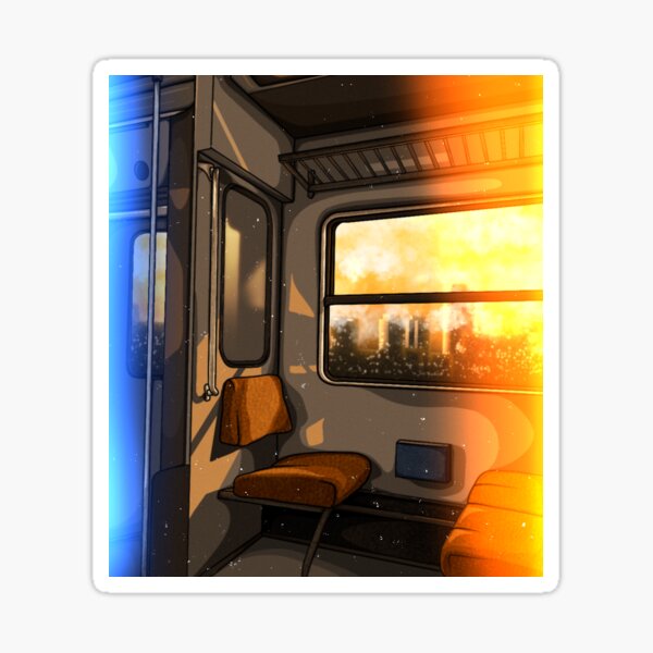 Item preview, Film Photo of a Golden Hour Commute designed and sold by Akasha-gif.