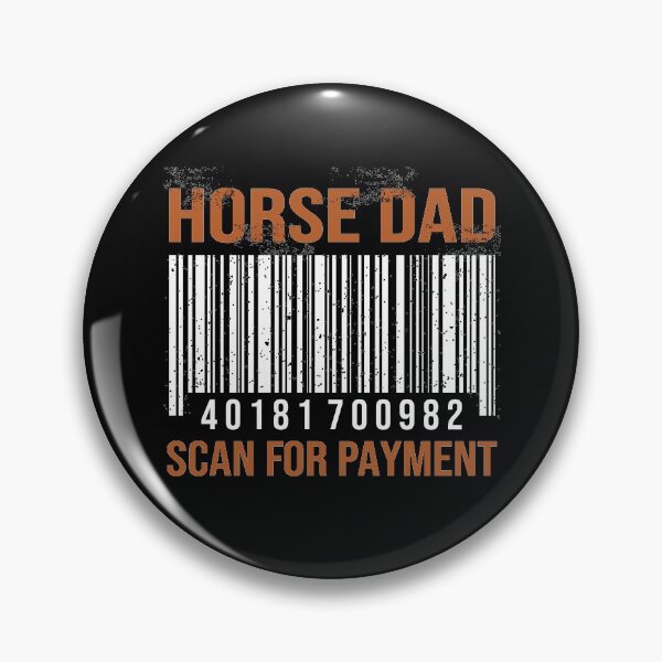 Item preview, Horse Dad Scan For Payment 41181 Funny Horse Dad Father Barcode Joke Best Riding Dad Animal Lover Gift For Mom Mother Grandfather designed and sold by JustBeHappyy.