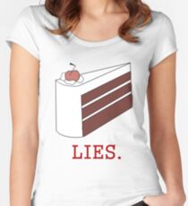 Lies Women's Fitted Scoop T-Shirt