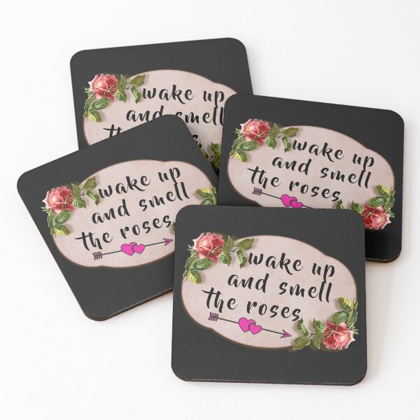 Artikelvorschau, Wake up and smell the roses entworfen und verkauft von dogcuddleralert.