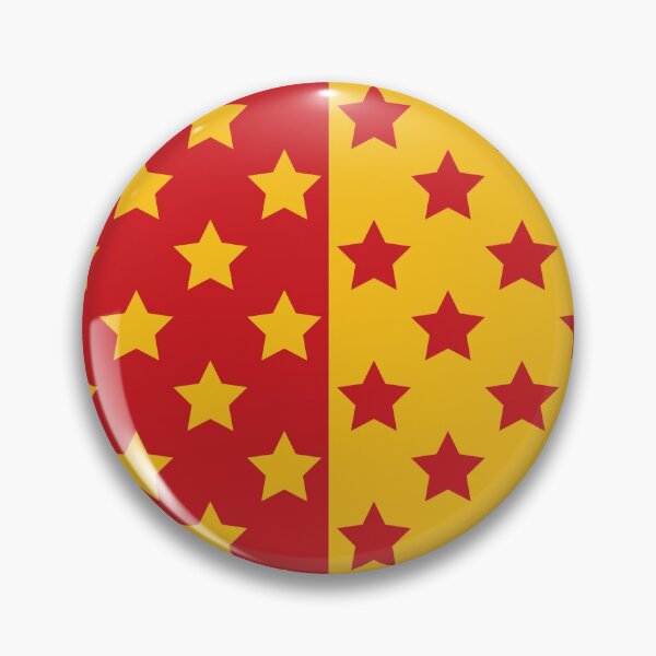Item preview, Red & Gold Crazy Stars designed and sold by OddPop.