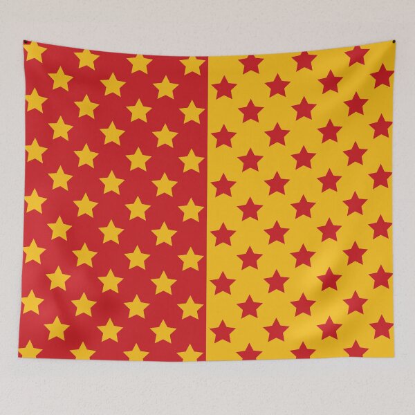 Item preview, Red & Gold Crazy Stars designed and sold by OddPop.