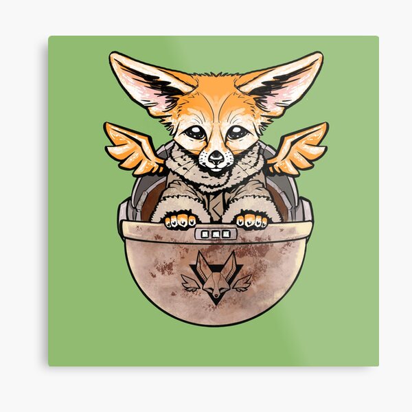 Cute Fox Metal Prints Redbubble - kawaii fox roblox