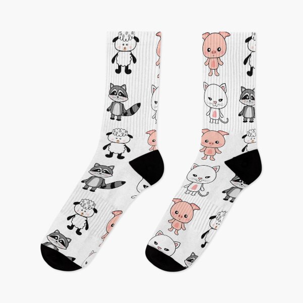 Aperçu de l'œuvre Pack de bébés animaux mignons kawaii créée et vendue par lovelyandcute.