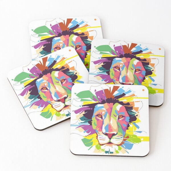 Item preview, Lion Animal With Style Pop-Art and Portrait and Vector designed and sold by FahdShop11.