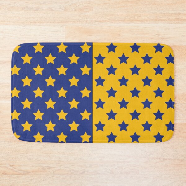 Item preview, Blue & Gold Crazy Stars designed and sold by OddPop.