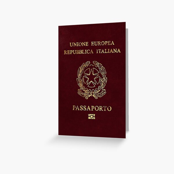 Item preview, Italian Passport - Vintage Gold designed and sold by Royal-Elite.