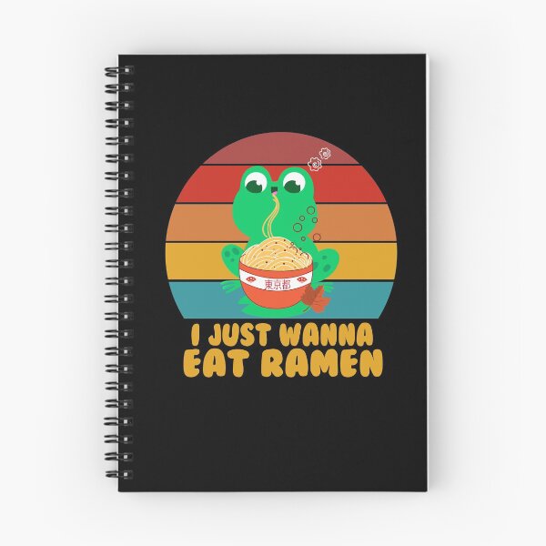 Item preview,  Frog,Leaves Ramen, Funny Croaker Design Gift For Caecilian Lover Boyfriend designed and sold by Rassitni.