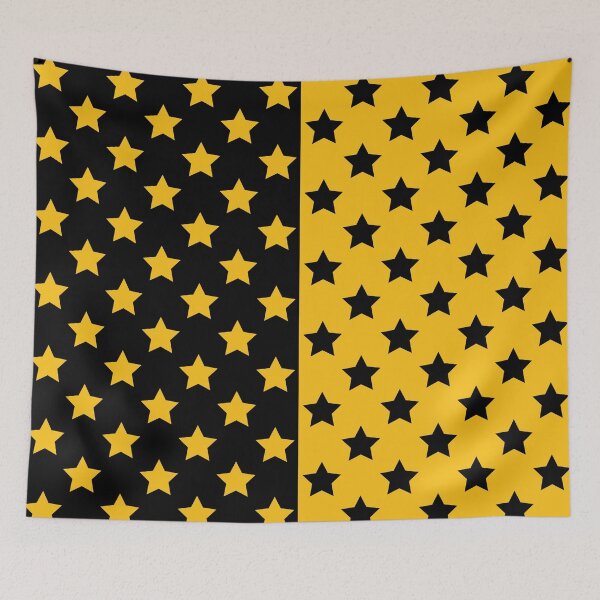 Item preview, Black & Gold Crazy Stars designed and sold by OddPop.