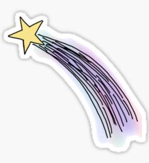 pastel shooting star Sticker