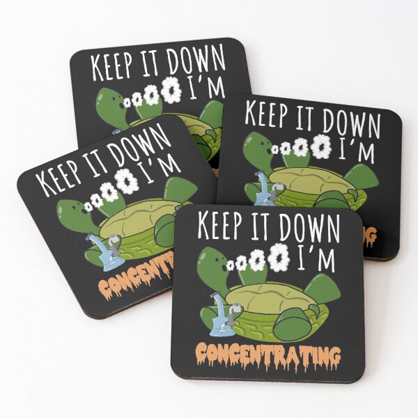 Item preview, Keep it down I’m concentrating stoner turtle - Marijuana THC Concentrates Dabs Wax Hash Rosin  designed and sold by YomeHayin.