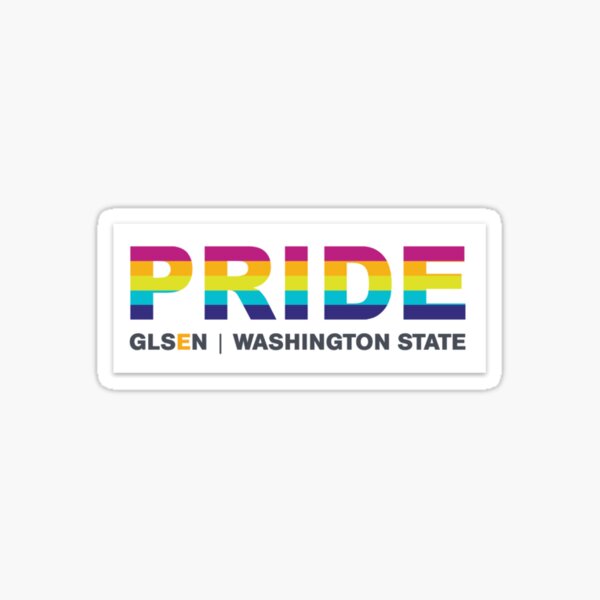 PRIDE GLSEN Washington State Sticker